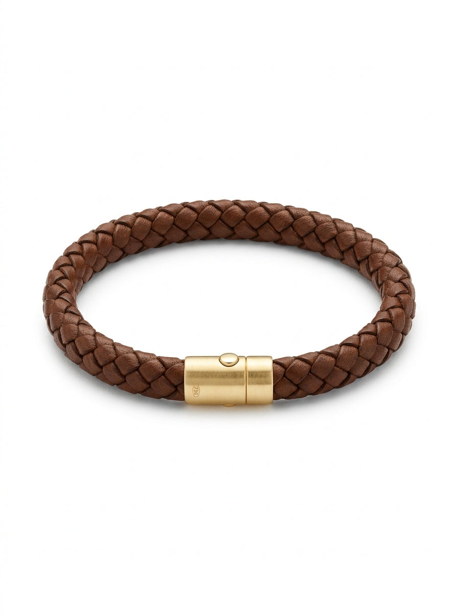 Braided Nappa Leather Bracelet