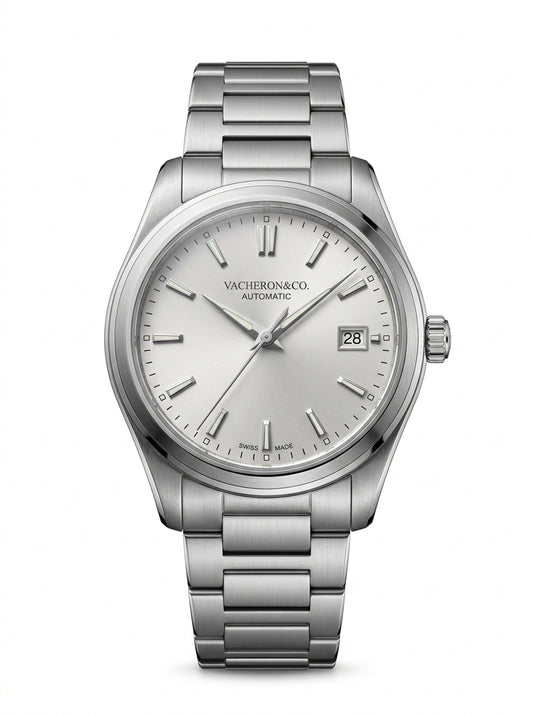 Brushed Steel Dress Watc